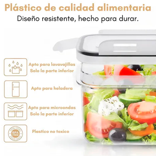 Set de Contenedores Herméticos para Alacena
