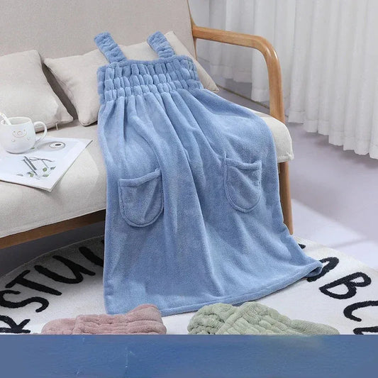 Toalla de baño para mujer, toallas portátiles
