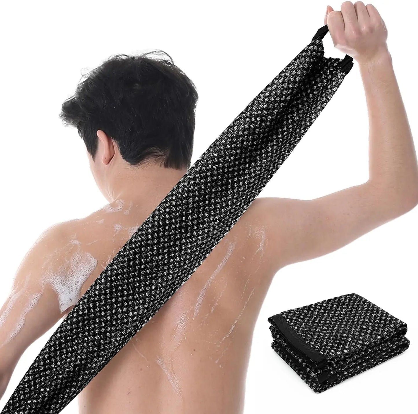 Toalla exfoliante para baño