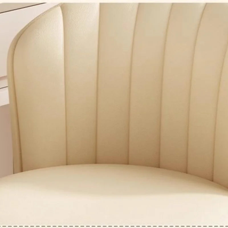 Silla giratoria de 360°, taburete de maquillaje, mesa de tocador para dormitorio