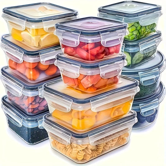 Juego de 8 recipientes herméticos para alimentos