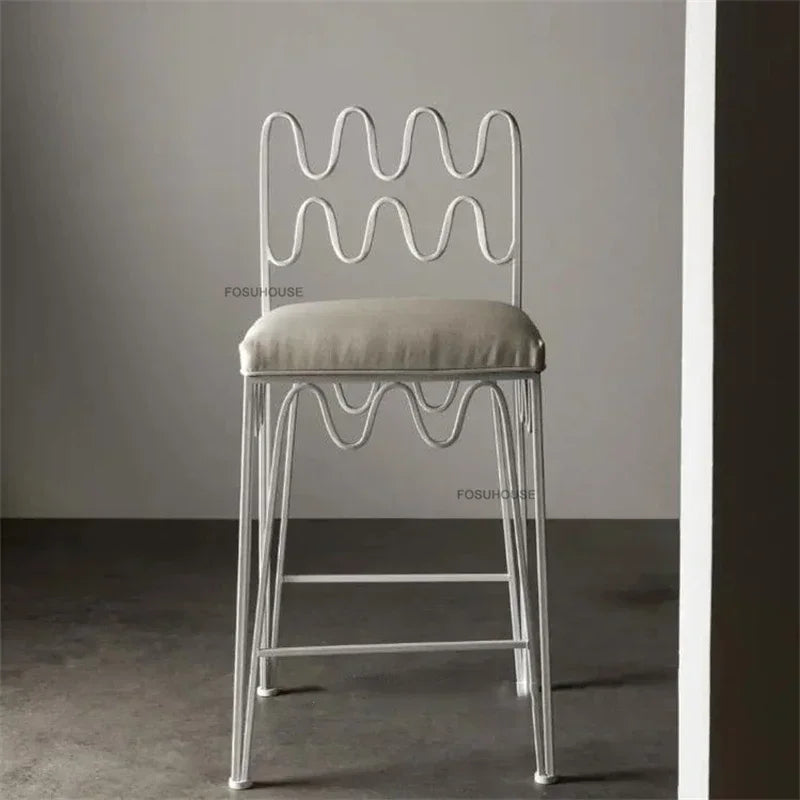 Sillas de comedor de hierro forjado de diseño