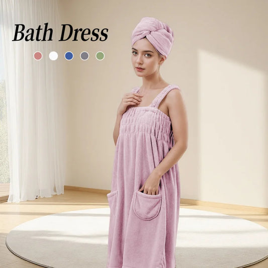 Toalla de baño para mujer, toallas portátiles
